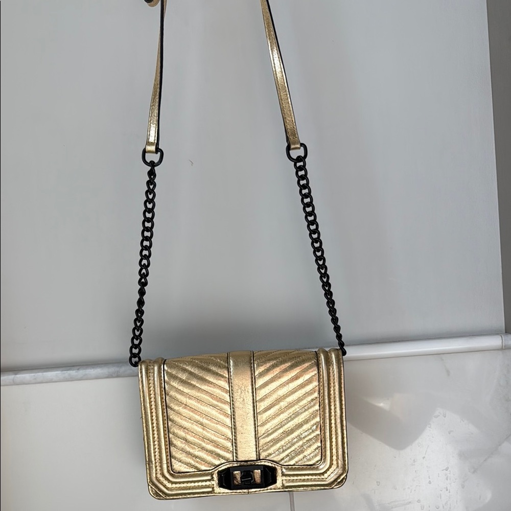 Rebecca Minkoff Gold Chain Strap Women Bag